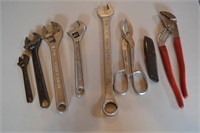 Crescent Wrenches, TIn Snips, Channel Lock