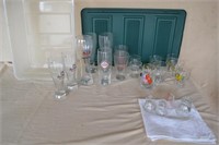 Assorted Glasses, Mugs, Cocktail, Pfilsners,