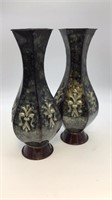 Lot of 2 Med Tuscan vases