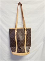 FAUX Louis Vuitton Bucket Shoulder Bag 12 x 14