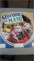 Vintage Corona Card Board Beer Display Sign
