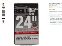 Bell Sports Self-Sealing Schrader Bike Inner Tube