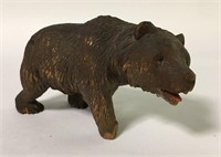 Antique Black Forest Carved Wood Bear