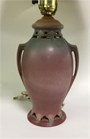 Roseville Pottery Parlor Lamp With Shade