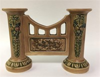 Roseville Art Pottery Double Vase