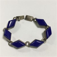 Sterling Silver Blue Bracelet