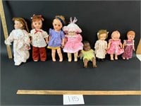 Lot of 8 dolls-see description