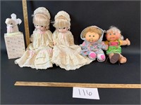 Lot of 4 Precious Moments/Cabbage Patch
