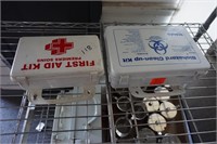 2X FIRST AID KIT AND BIOHAZARD CLEAN UP KIT