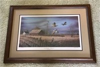 In The Open - Pheasants Print by Jerry Thomas