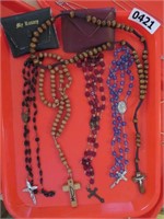 5 rosary beads