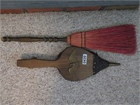 fireplace bellows & broom
