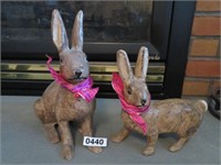 cast iron rabbits