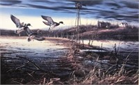 Terry Redlin print, "Spring Run-off" 24"x19.5"