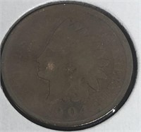 1904 Indian head penny