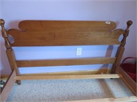 full size maple bed - frame only