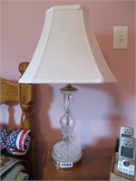pressed glass table lamp