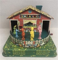 Farmer in the dale vintage wind up toy