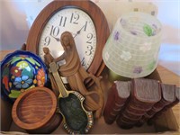 trinket dishes,candle,clock,bookend,etc