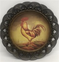 Rooster decorative wall hanging