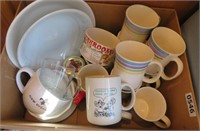 coffee & soup mugs, bowls