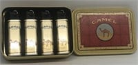 Camel advertising lighters and tin