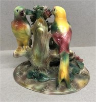 Lovebirds figurine made in Italy