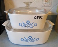 corningware 4qt & 3l covered casseroles