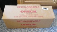 oreck rechargeable zip vac - new in box