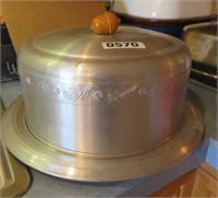 aluminum westbend covered cake plate