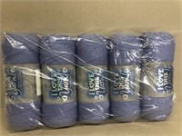 Knitting yarn brand new five pack purple