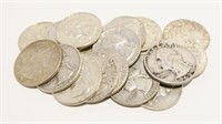 18x 1960's Silver Quarters