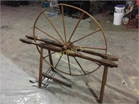 Antique Spinning Wheel - ~55 x 48