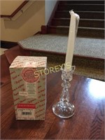 4 AS New Crystal Candle Stick Holder & Candle
