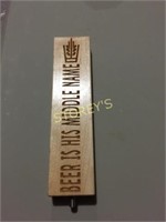 Abe Erb Brewing Co Tap Handle