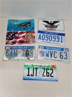 7 Assorted Vanity & License Plates