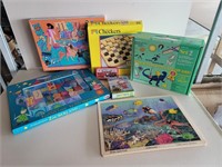 7 Assorted Puzzles & Games some new
