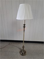 Vintage Brass Stiffle Floor Lamp