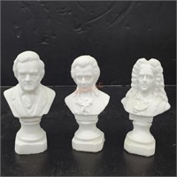 Soapstone busts of composers