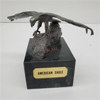 Marble Based American Eagle paperweight