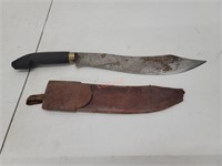 Antique Turkish? Clip Point Knife w/ sheath