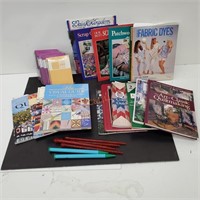 Quilting and knitting books -large assortment