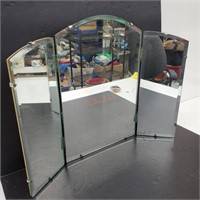 Three section mirror