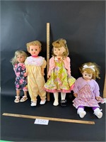 Lot of 4 Large dolls-see description