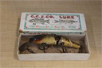VINTAGE C.C.B. CO. LURE WITH BOX--USED