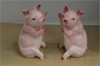 PAIR OF 1975 ALDON PIG BOOKENDS