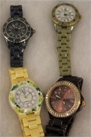 SELECTION OF ISSAC MIZRAHI LIVE CERAMIC WATCHES