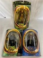 3 Lord of the Rings Figurines NIP