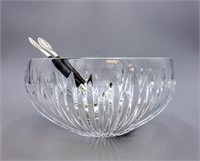 WATERFORD BOWL "CARINA" AND MIDCENTURY SERVERS