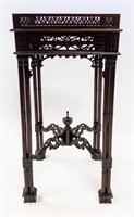 CHINESE CHIPPENDALE STYLE MAHOGANY TABLE